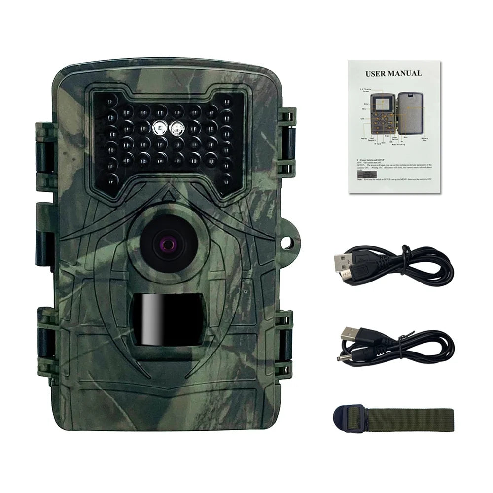 36MP 1080P Trail Camera with 34 Infrared Lights IP54 Waterproof K6614