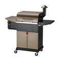 Wood Pellet Grill Smoker with PID Controller, 8-in-1 BBQ Grill, 572 sq in Cooking Area U654505