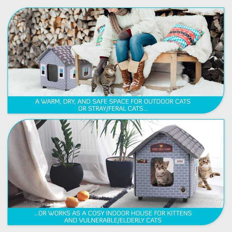 Heated Cat Houses T283621