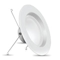 5 in./6 in. 120-Watt Equivalent Selectable CCT Integrated LED Retrofit White Recessed Light Trim Downlight V2252