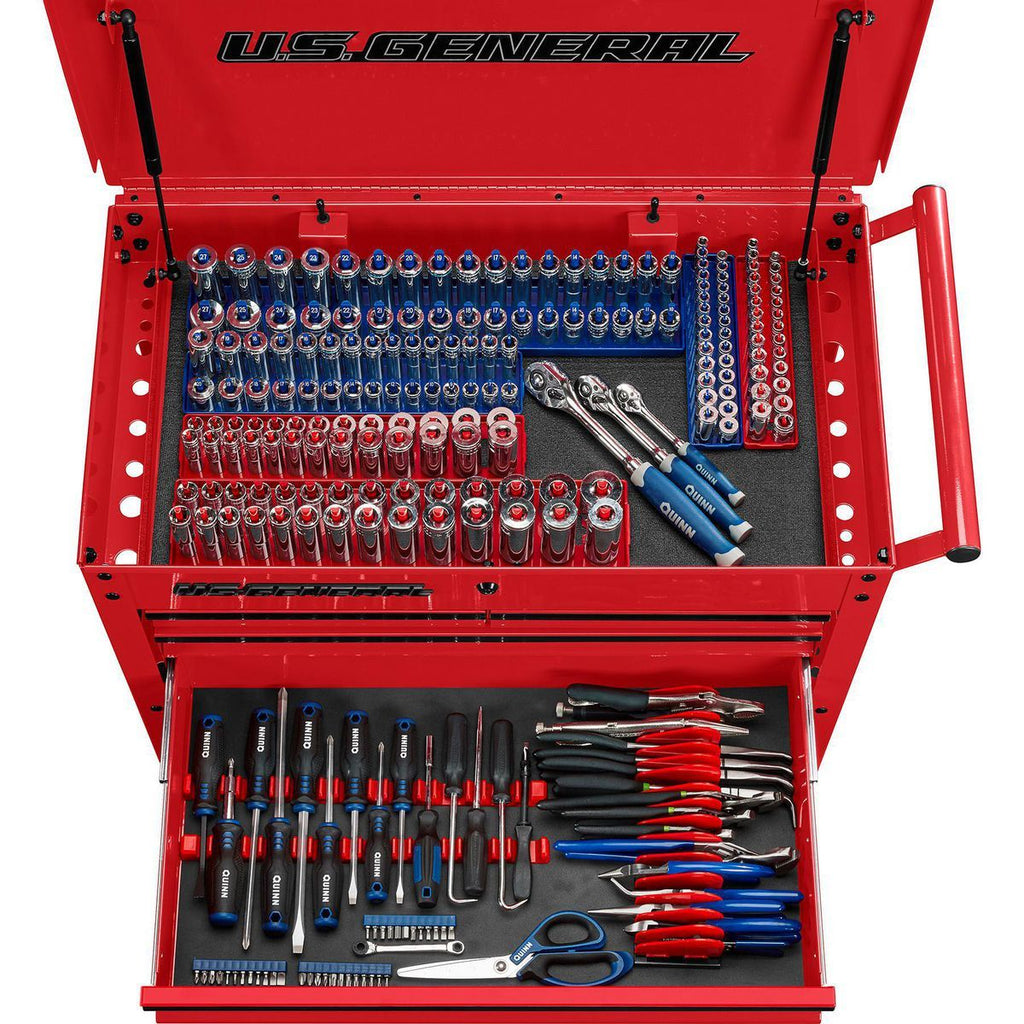 30 in. 4-Drawer Red Tech Cart M838272
