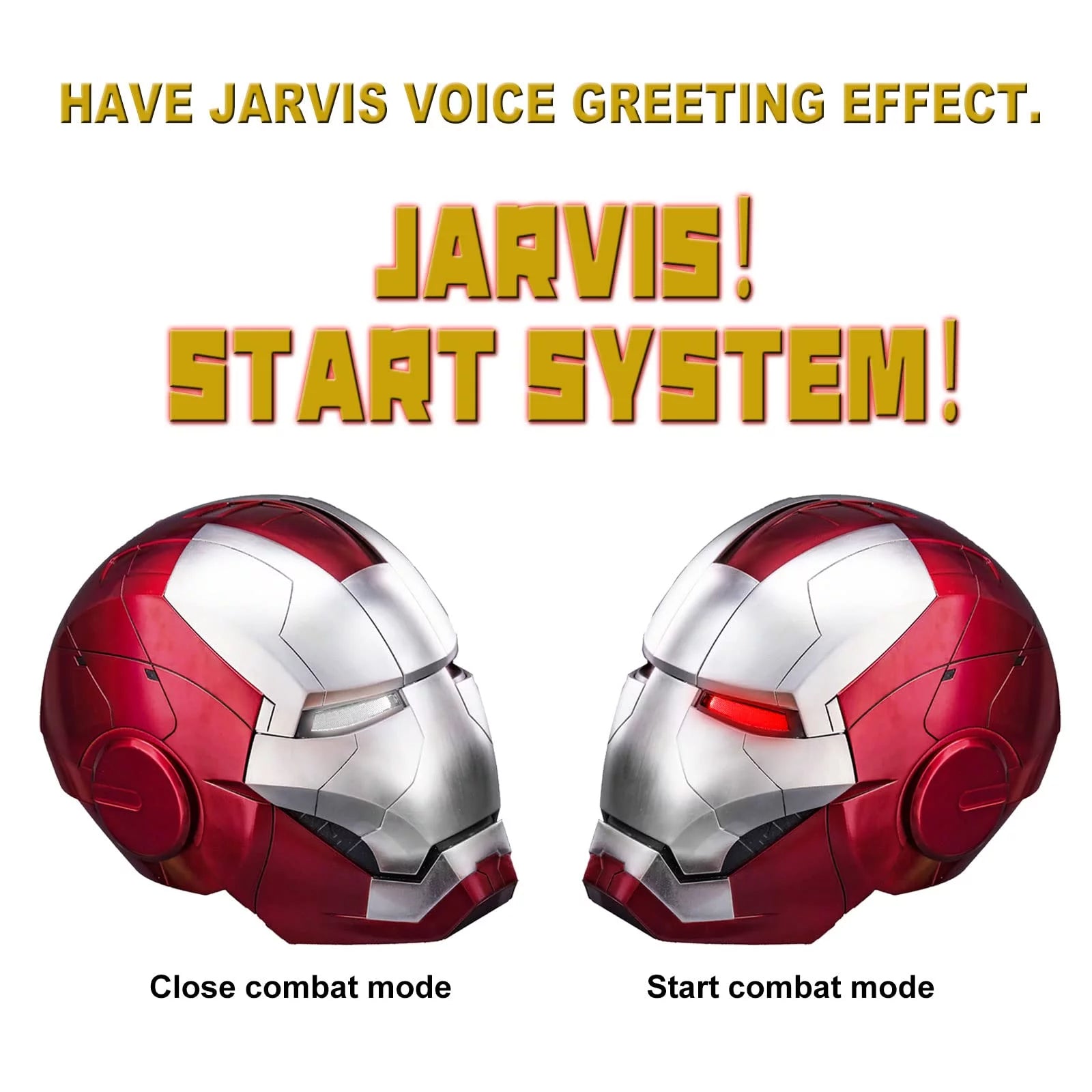 Iron Man Helmet Electronic Mask with Sounds & LED Eyes 1:1 Model R510435