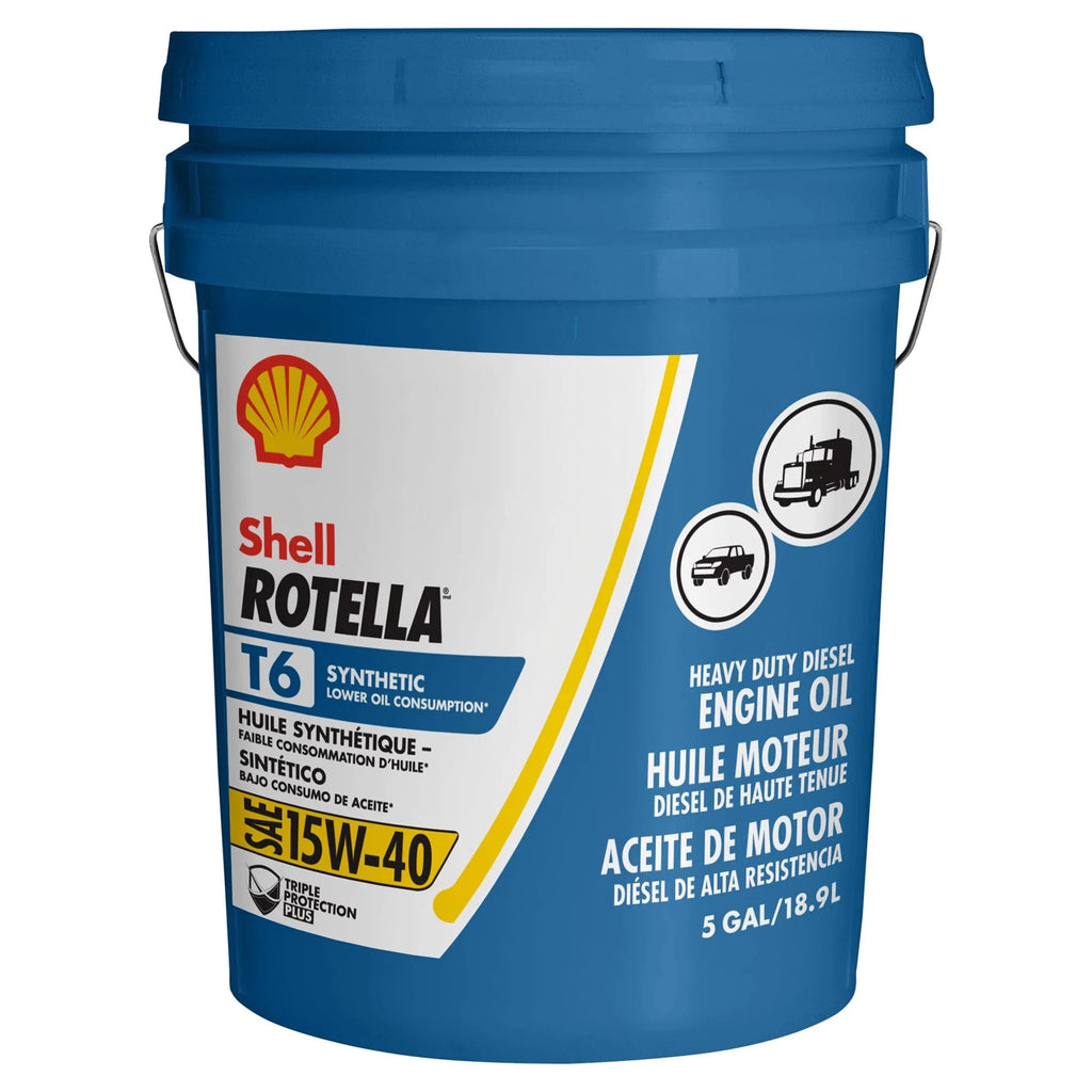 15W-40 Full Synthetic Diesel Engine Oil, 5 Gallon T716611