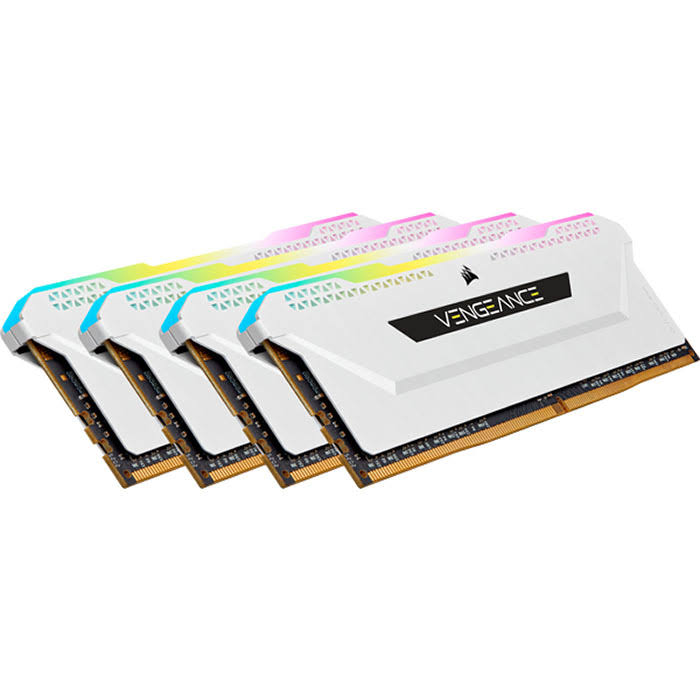 32GB (4x8GB) DDR4 3200MHz C16 White Memory Kit P786994