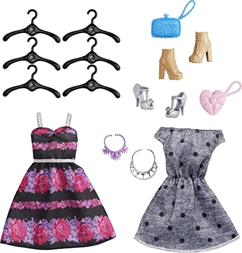 Blonde Fashion Doll & Pink Closet Playset with Clothes & 12 Accessories Z32612
