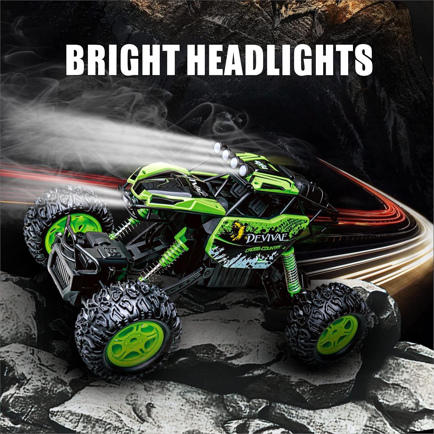 1:12 4WD 2.4GHz Remote Control Monster Truck with 2 Batteries B4566