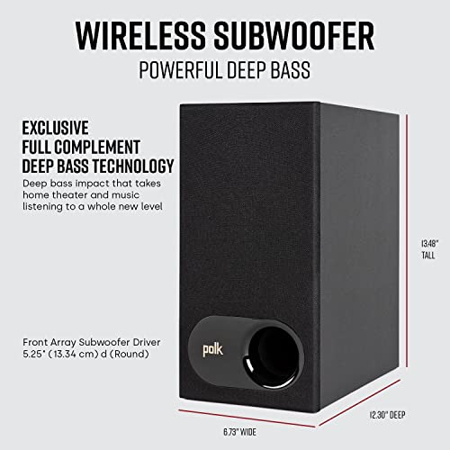 Polk Audio Signa S3 Sound Bar with Wireless Subwoofer B676037