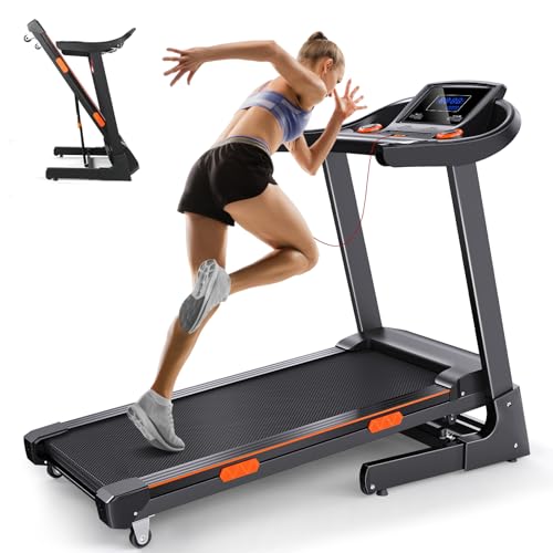 15% Auto Incline Folding Treadmill with Wide Belt, 320 lb Capacity U710550