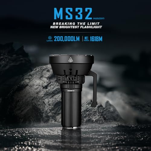 200,000 Lumens Rechargeable Flashlight K35313