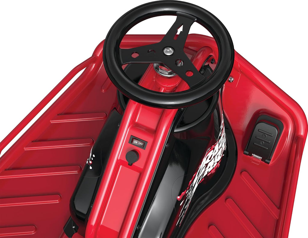 24V Electric Drifting Go Kart, Black/Red C7957