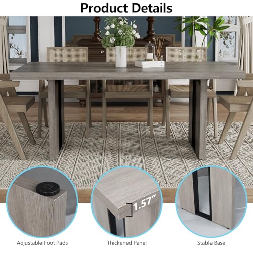 71" Rectangular Rustic Dining Table J610