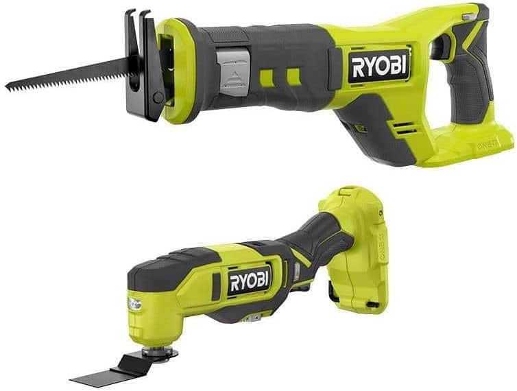 18V Cordless 2-Tool Combo Kit with Multi-Tool & Reciprocating Saw O83537