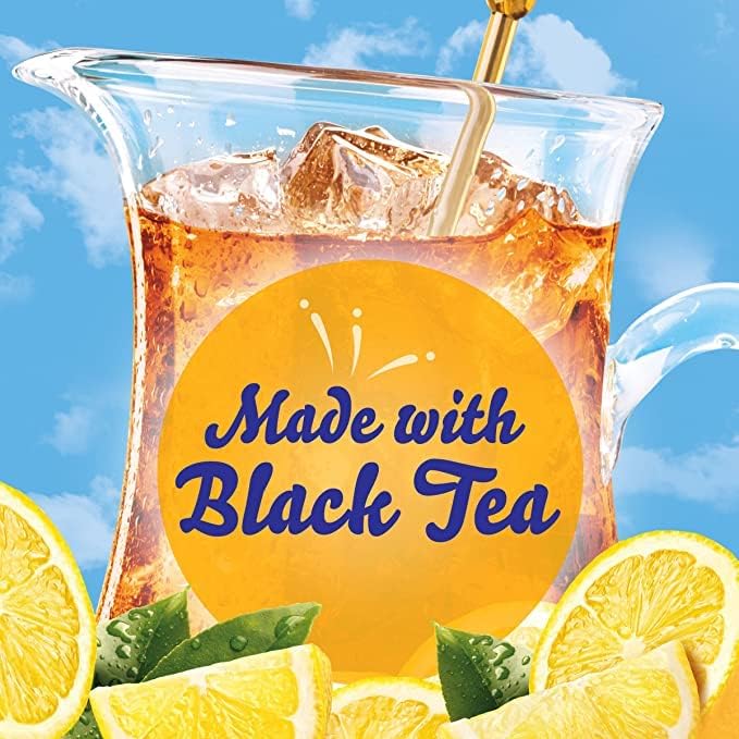 Lemon Iced Tea Powdered Drink Mix - Pack of 3 (30 Packets) K13196