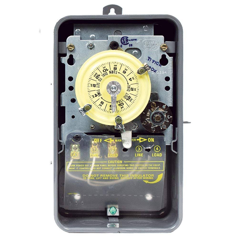 Gray Mechanical Time Switch I277