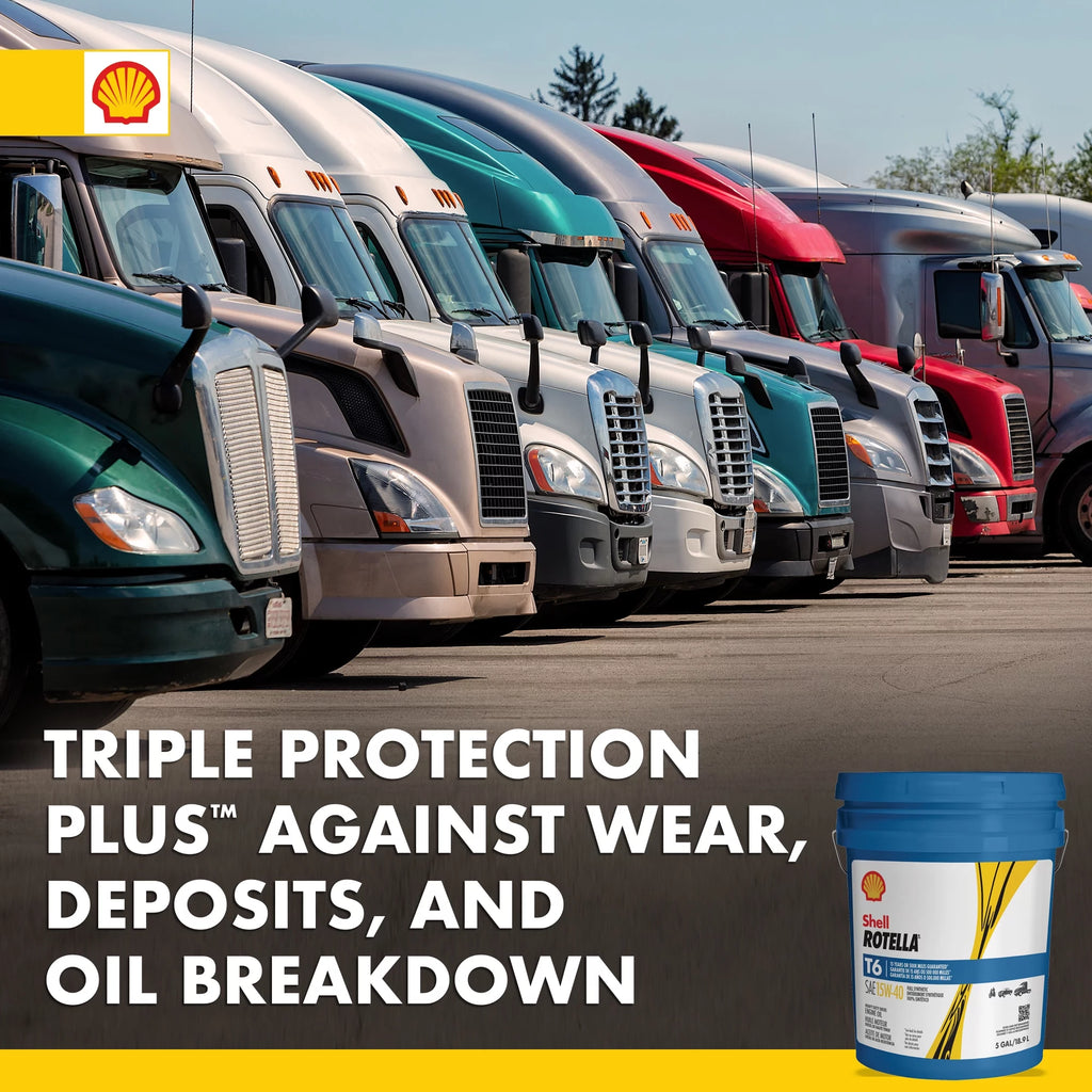 15W-40 Full Synthetic Diesel Engine Oil, 5 Gallon T716611