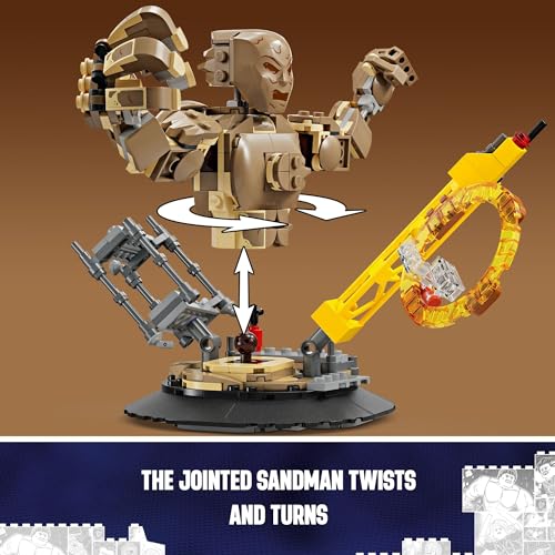 LEGO Marvel Spider-Man vs. Sandman: Final Battle Building Toy Set with Spider-Man Figure I8959
