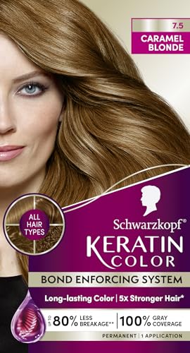 Keratin Blonde Hair Dye Platinum Blonde 001, 1 Application W5475