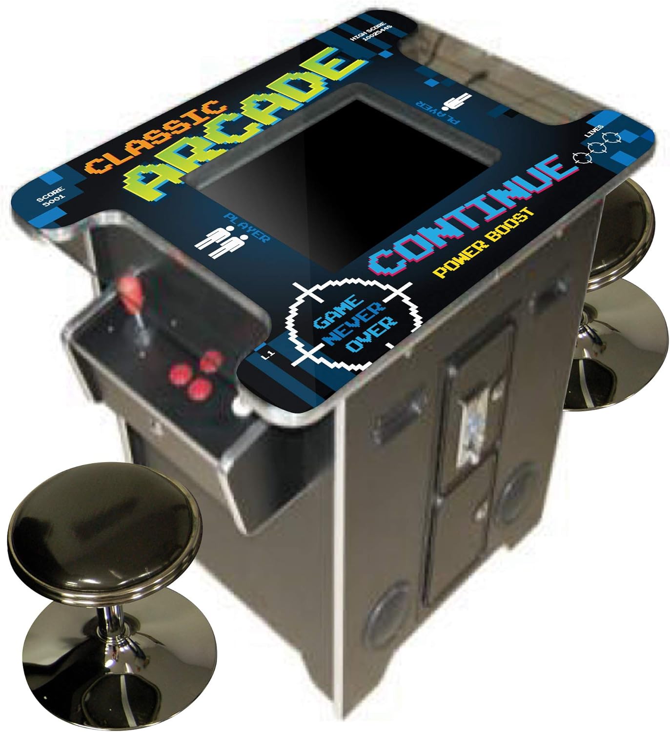 22 LCD Screen 2 Player Cocktail Arcade Machine with 2 Stools I815