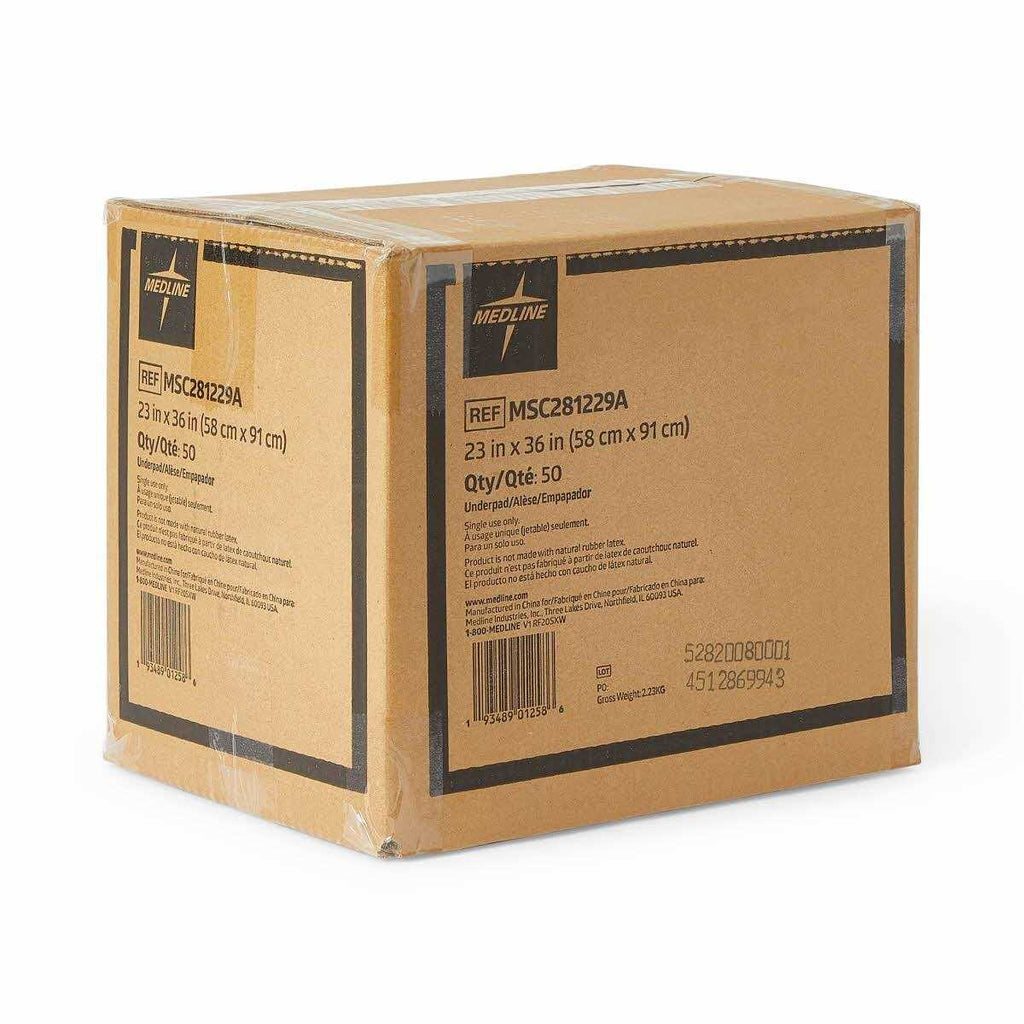 Disposable Chucks Pads 23 x 36 inches Ultra-Light Absorbency Pee Pads W145