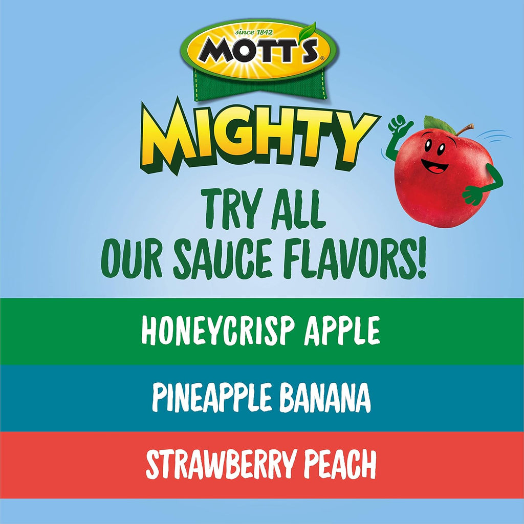 12 Pack 3.2 Oz Honeycrisp Apple Applesauce Pouches L179