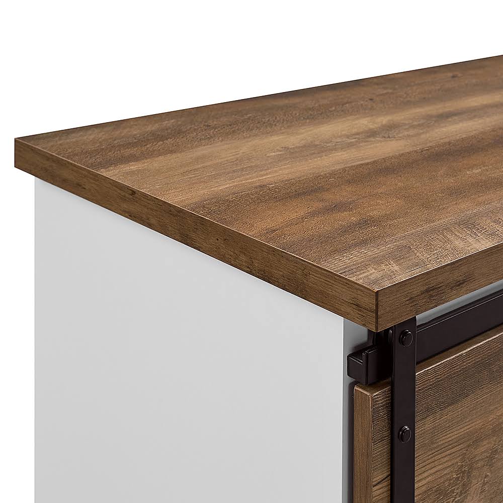 Rustic Farmhouse TV Stand Cabinet U13852
