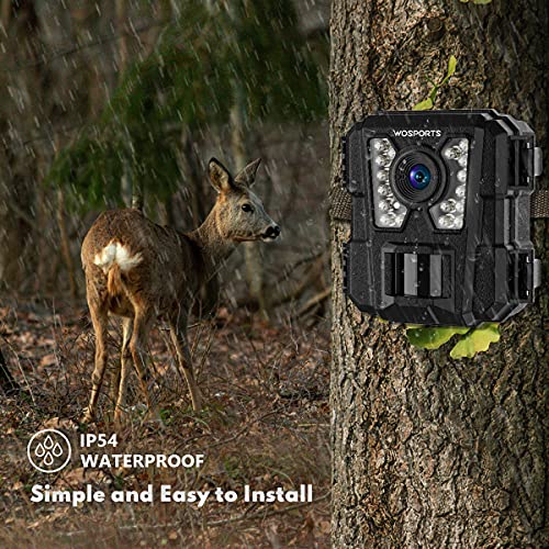 24MP 1080P HD Mini Trail Camera 2 Pack with Night Vision I704