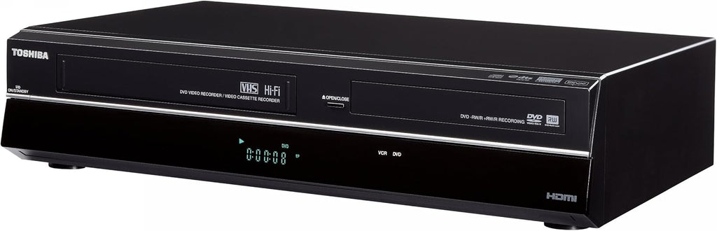 Black DVD/VHS Recorder with Built in Tuner C871