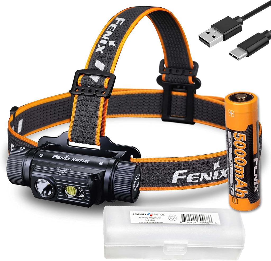 1600 Lumen USB-C Rechargeable Headlamp with White, High CRI and Red Beams Z491