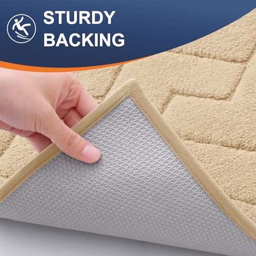 Grey 30x20 Non-Slip Washable Microfiber Dog Door Mat L967108