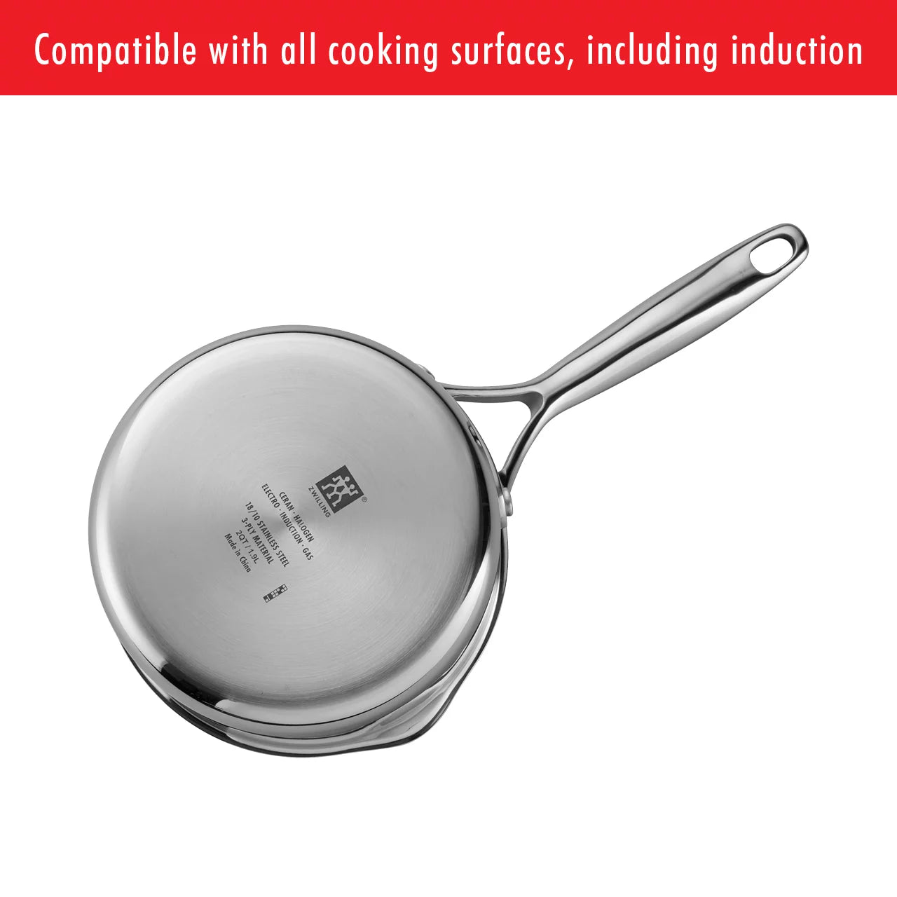 10-pc Stainless Steel Ceramic Nonstick Cookware Set F81076