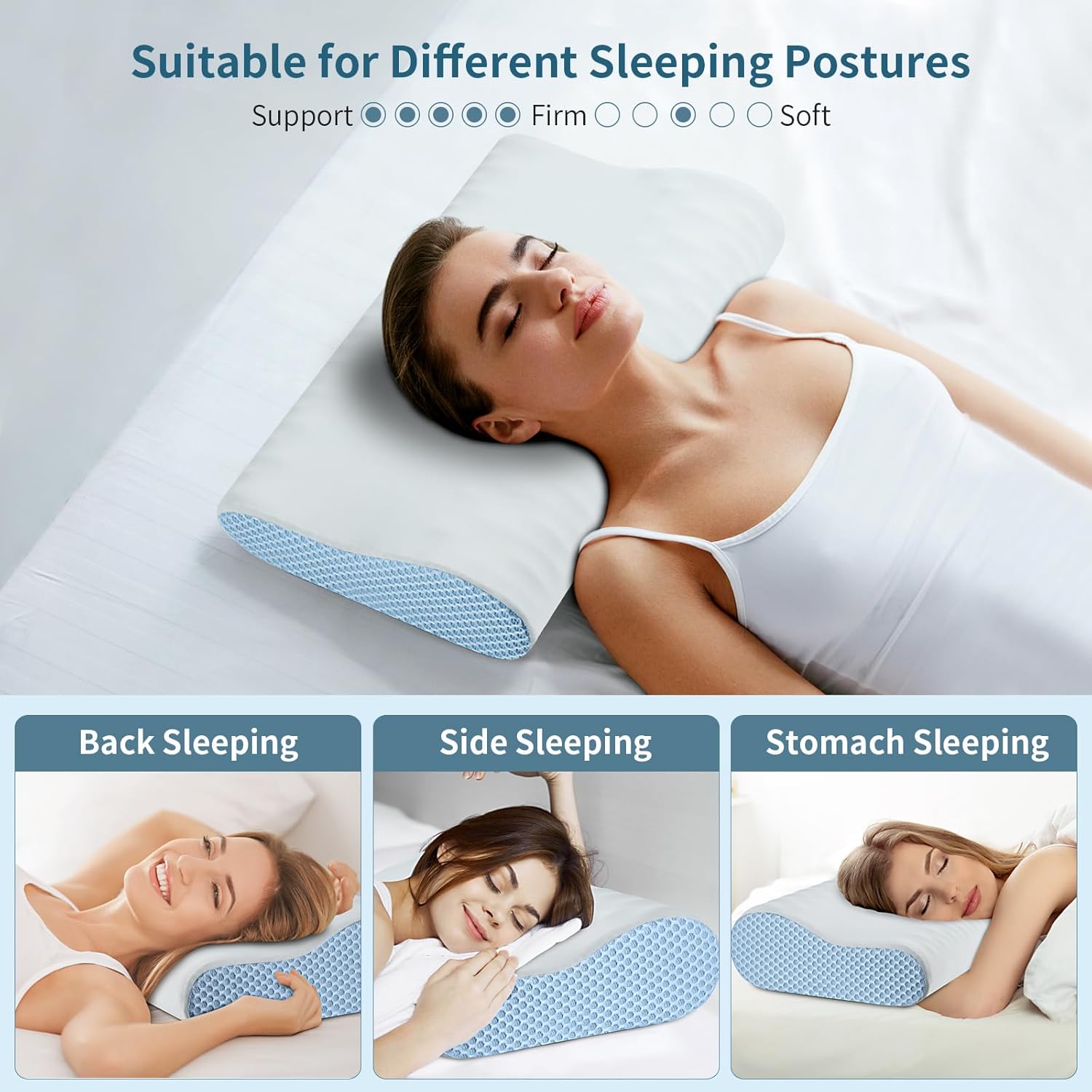 Memory Foam Cervical Pillow R5366