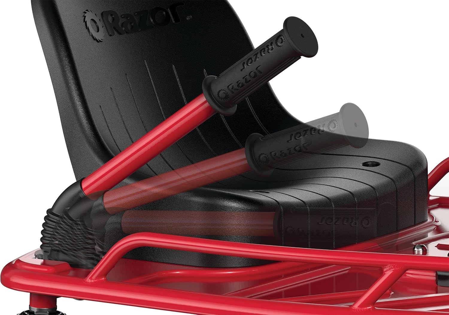 24V Electric Drifting Go Kart, Black/Red C7957
