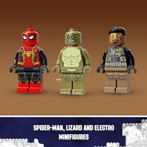 LEGO Marvel Spider-Man vs. Sandman: Final Battle Building Toy Set with Spider-Man Figure I8959
