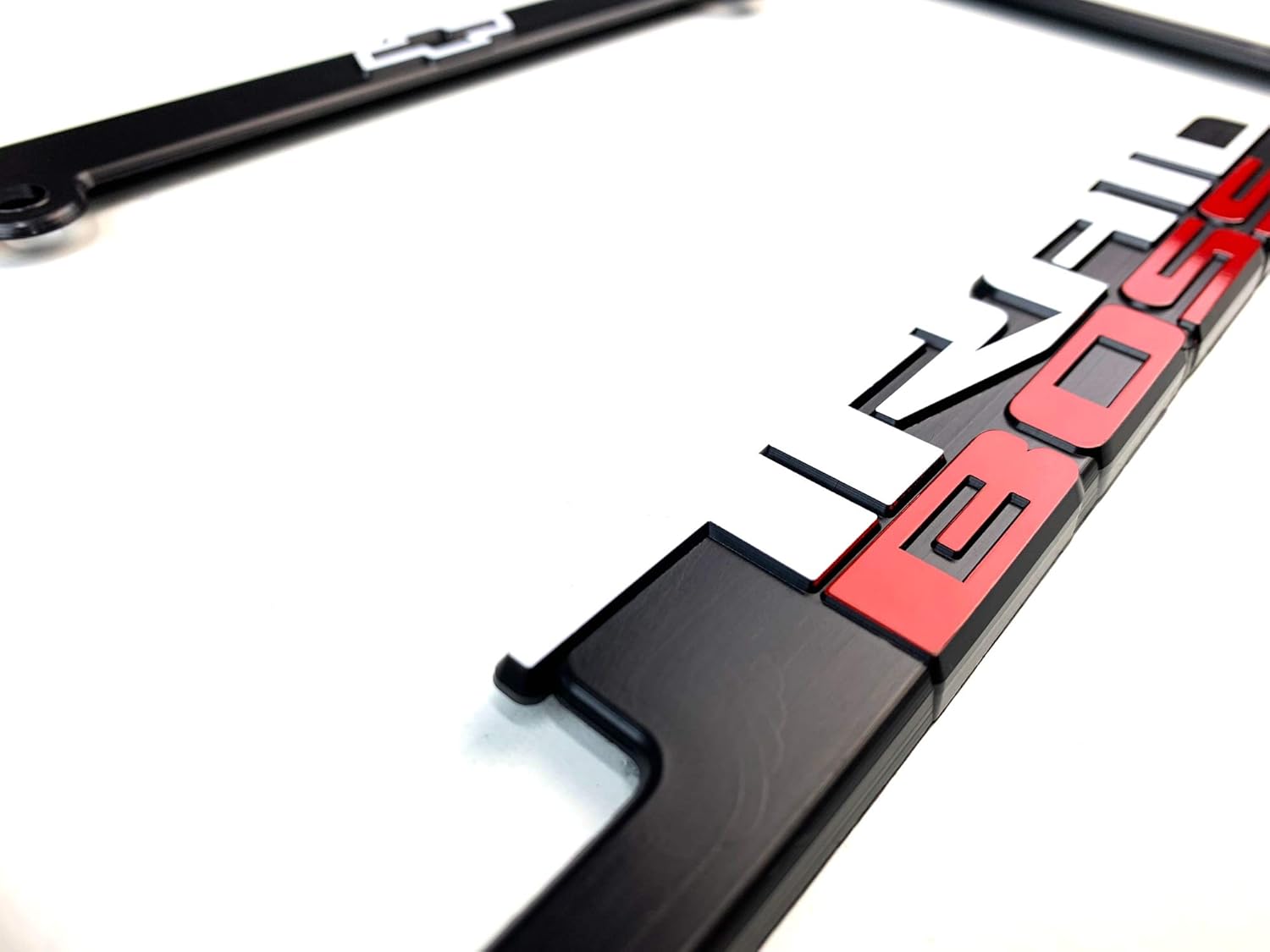 3D Raised Letter License Plate Frames (1-Pair) G922035