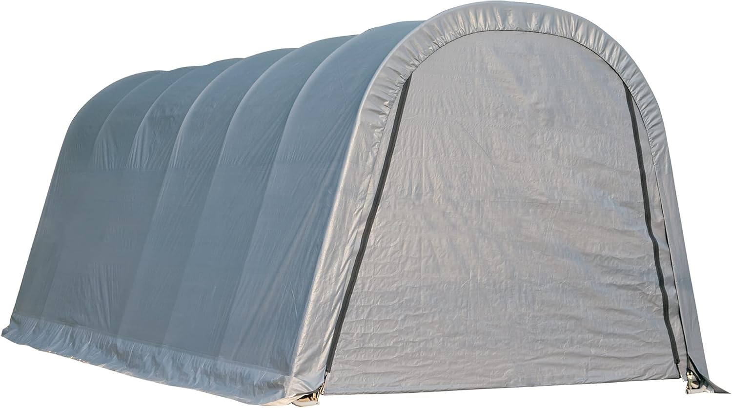 Grey 12'x20'x10' Round Style Shelter M6539