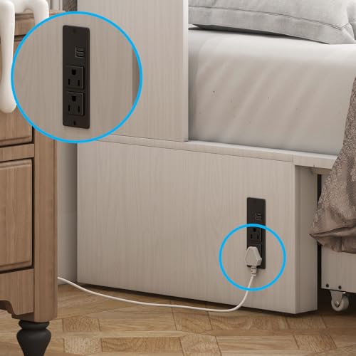 Queen Size Murphy Bed with Tri-Fold Mattress R58728