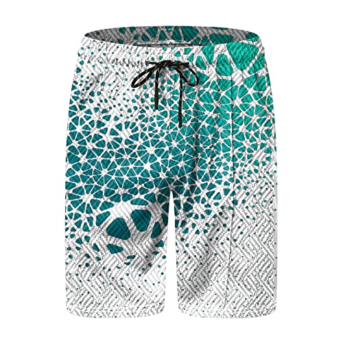 Mens Printed Short Sleeve 2 Piece Outfits Sets W632550