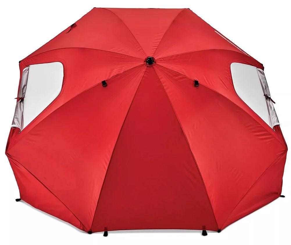 Red 8' UPF 50+ Portable Umbrella Canopy L158596