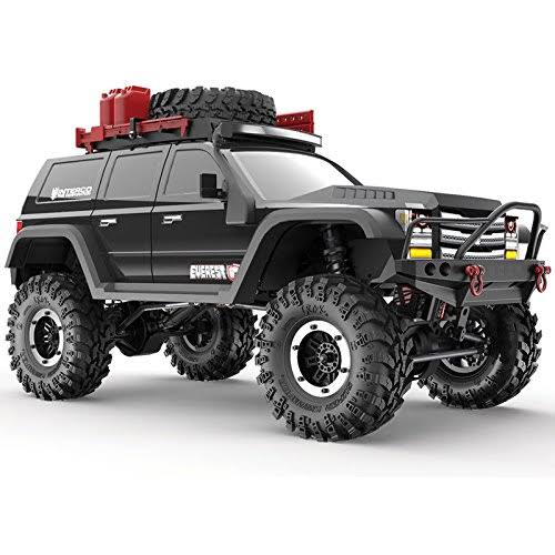 Black 1/10 Scale Off-Road RC Truck W287429
