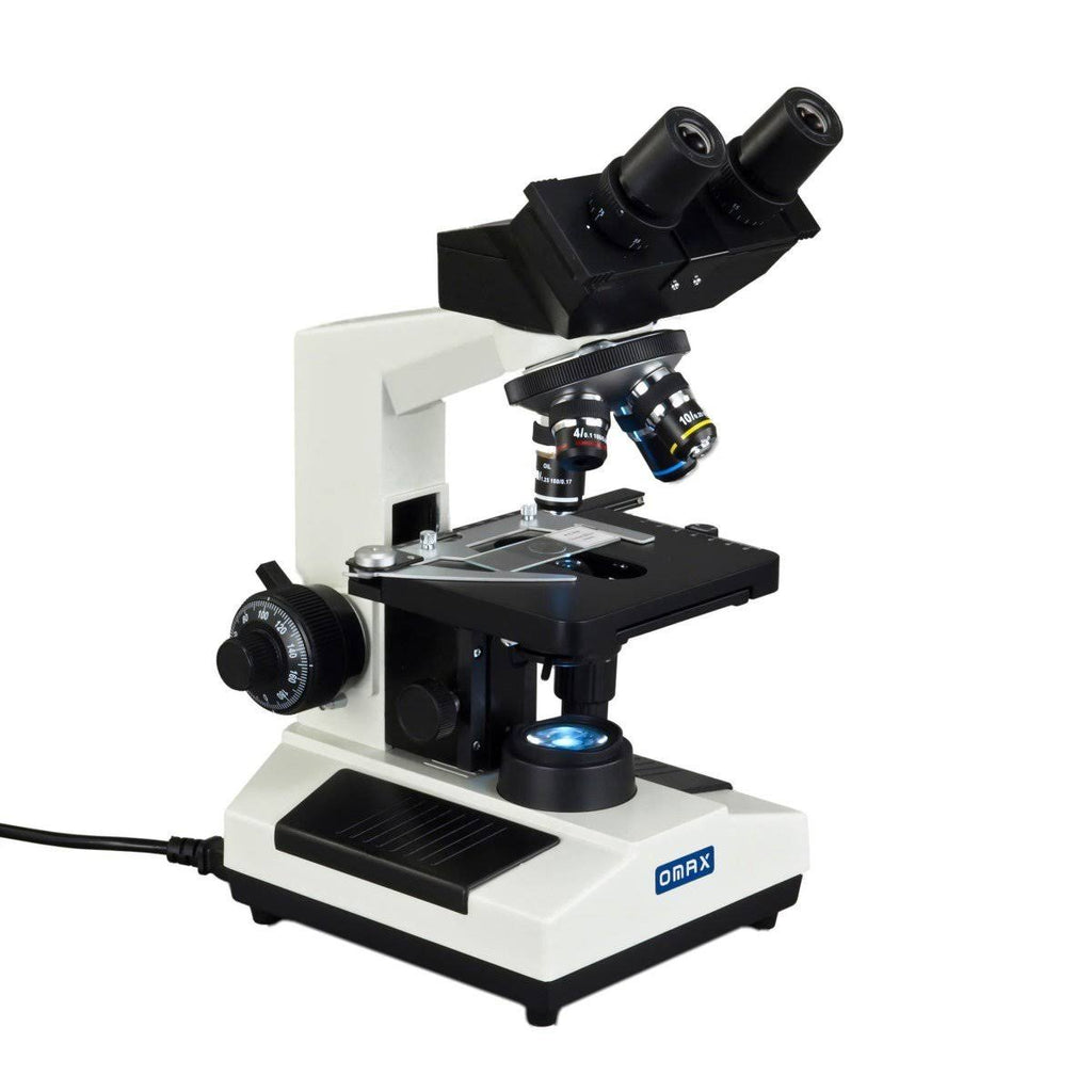 40X-1600X Compound Binocular Biological Microscope with LED Light B536292