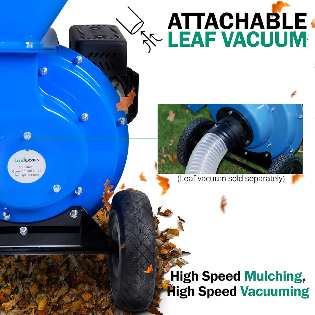 7HP 3 in 1 Wood Chipper Shredder Mulcher N33579
