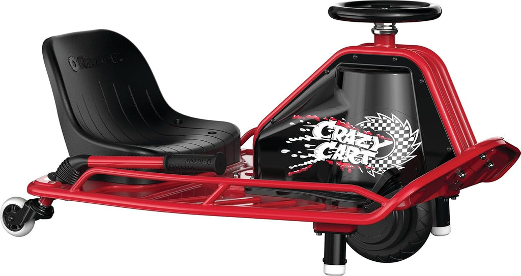 24V Electric Drifting Go Kart, Black/Red C7957