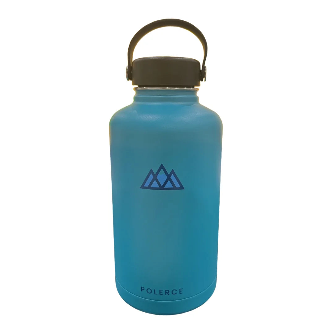 64 fl oz Blue Stainless Steel Vacuum Insulated Bottle W417