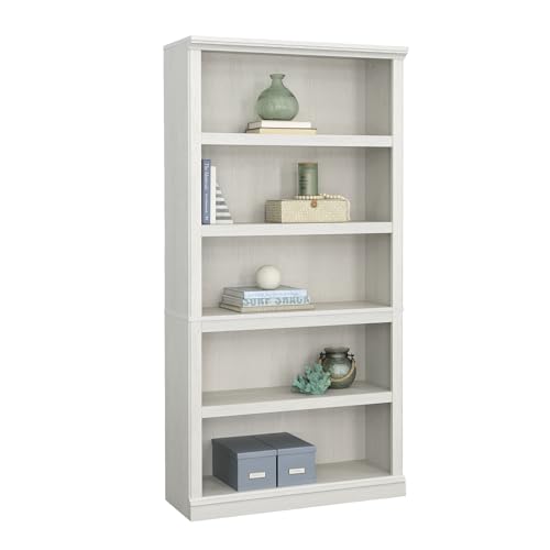 5 Tier Wooden Bookcase Bookshelf in Chalked Chestnut P9155