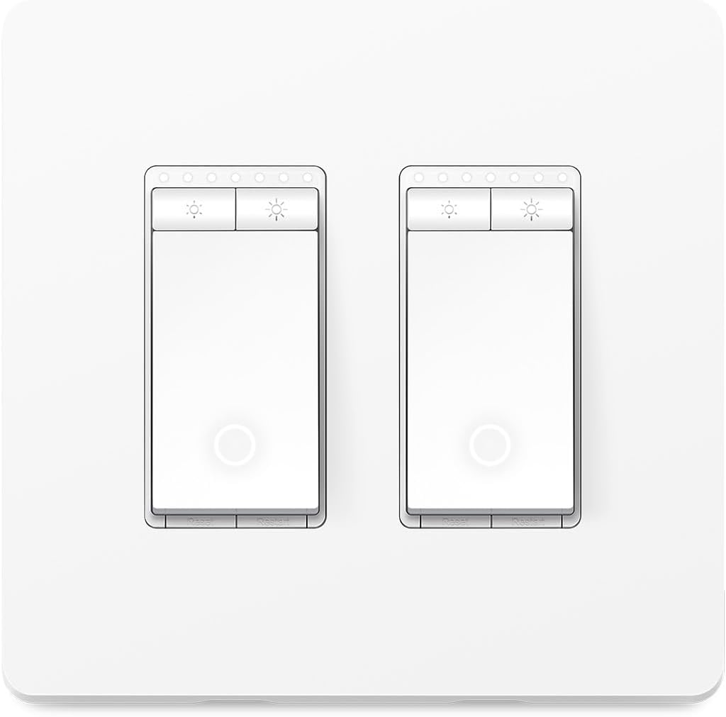 White 2-Gang Smart Dimmer Switch G7312