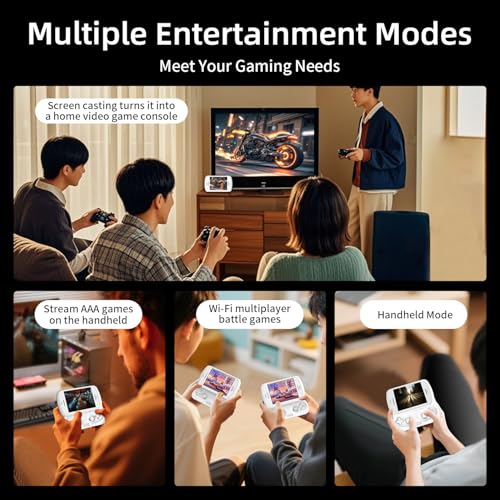 Black Handheld Retro Game Console with 128G Card O465975