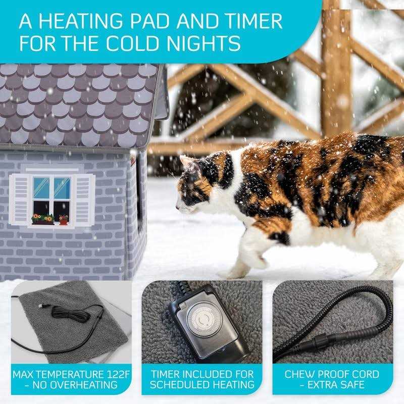 Heated Cat Houses T283621