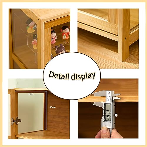 68" Curio Display Cabinet with Acrylic Glass Door F2804
