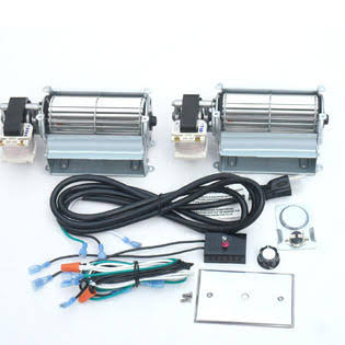 Replacement Dual Fireplace Blower Fan Kit L69517