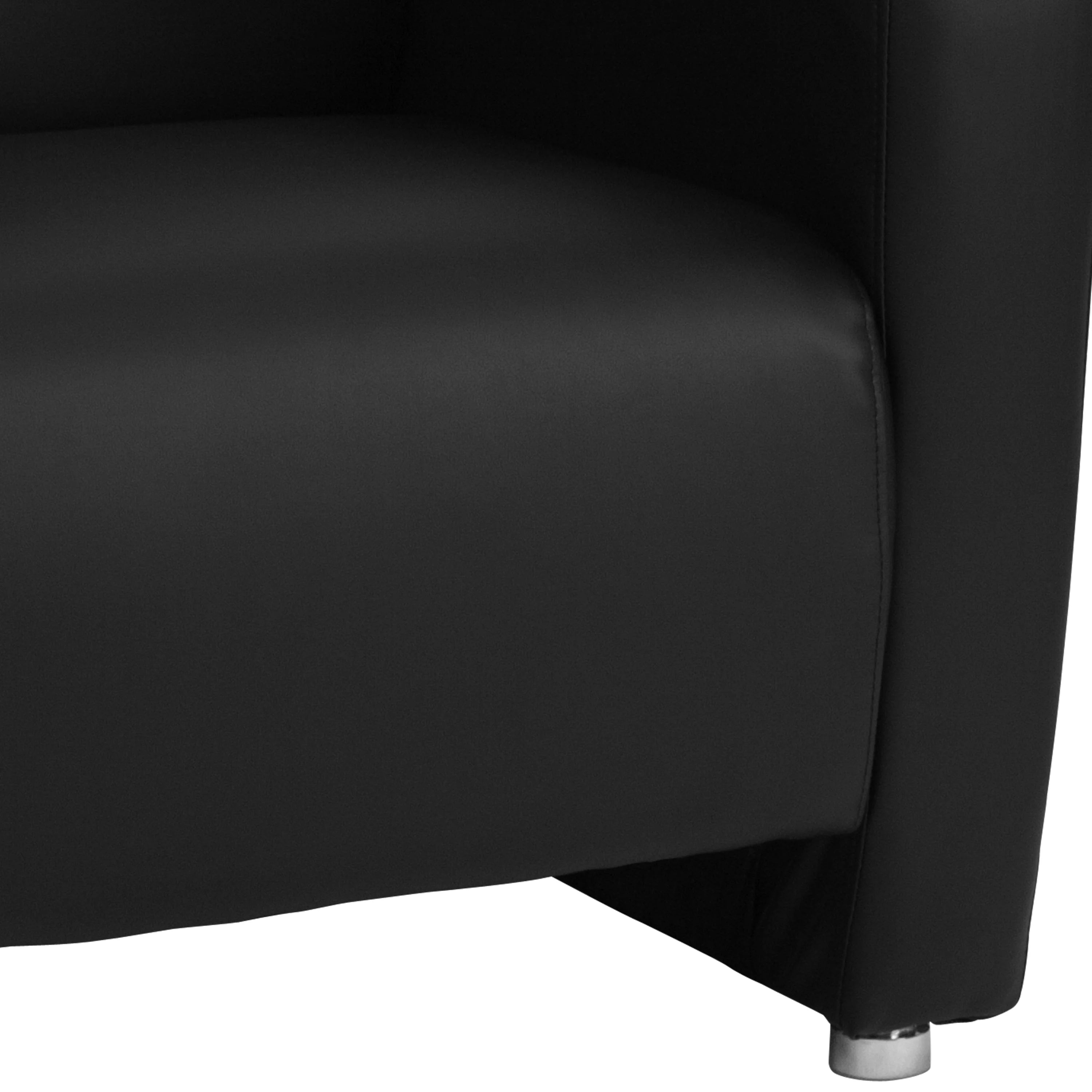Black LeatherSoft Chair V7701